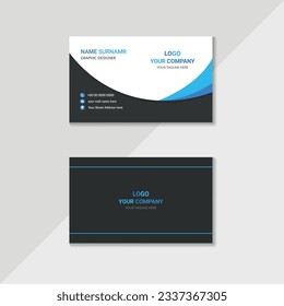 Professional corporate business card template design