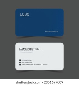 Professional corporate business card template design