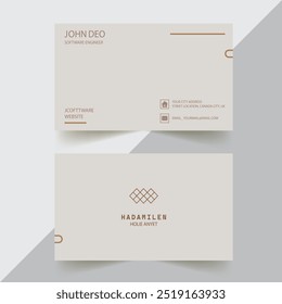 Professional corporate business card template