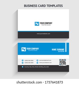 Professional Corporate Business Cards - Corporate Identity Template.