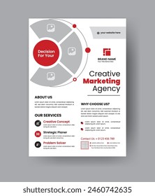 Diseño Corporativa de Flayer de Negocios de Profesional. Folleto Abstractas de marketing. Plantilla de localizador de uno moderno