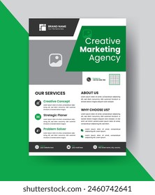 Diseño Corporativa de Flayer de Negocios de Profesional. Folleto Abstractas de marketing. Plantilla de localizador de uno moderno