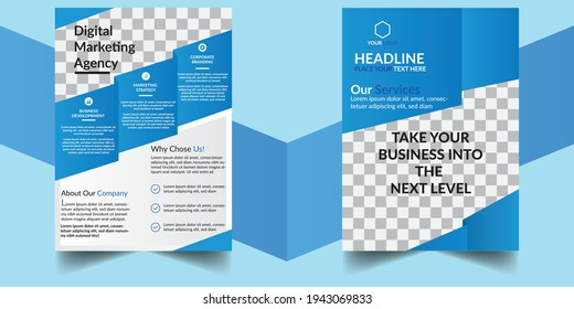 Professional Corporate Business Flyer Design, A4 Design Layout, Brochure Design Template