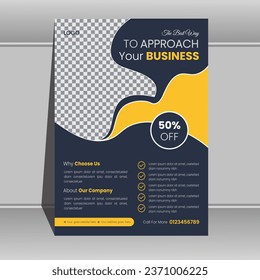 professional  corporate business flyer design, modern and creative design