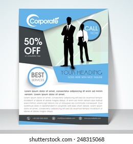 Professional Corporate Business One Page Flyer, Banner Or Template.