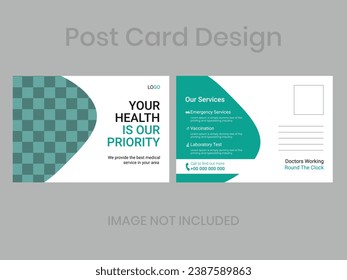 Professional Corporate business post card template design