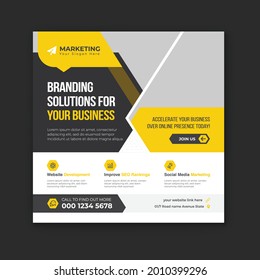 professional corporate business social media post templates. Creative business web banner.