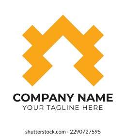 Professional corporate creative modern abstract business logo design template for brand identity