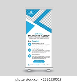 Professional Corporate Creative Modern Business Roll Up Banner Design Template