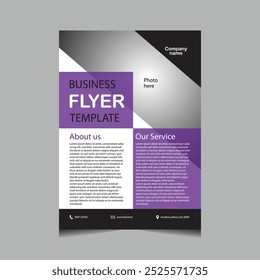 Professional corporate, finance, Creative and modern minimalist business flyer design template#