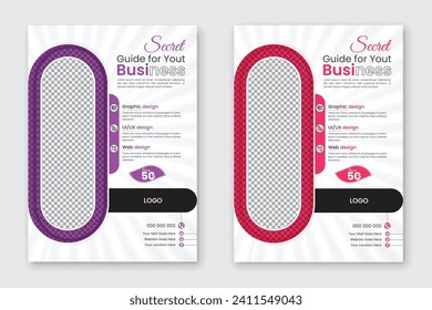 Professional corporate flyer design template