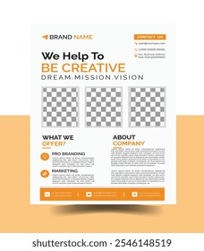 Professional Corporate Flyer Design Template for Business Promotions