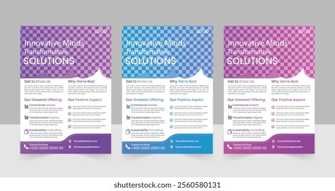 Professional Corporate Flyer Design Template
Modern Business Flyer Layout for Corporates
Creative Corporate Marketing Flyer Design
Minimalist Corporate Brochure Flyer Template