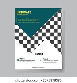 Professional Corporate Flyer Design Template. Modern Business Flyer Layout for Creative Corporate Marketing Flyer Design