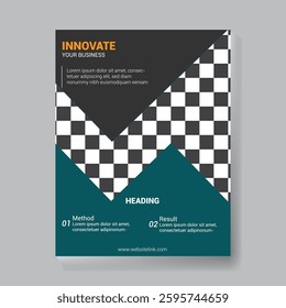 Professional Corporate Flyer Design Template. Modern Business Flyer Layout for Creative Corporate Marketing Flyer Design