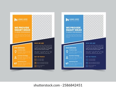 Professional Corporate Flyer Template | CMYK | US Letter | Print Ready | 0.125 Bleed

