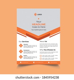  A Professional corporate flyer template design