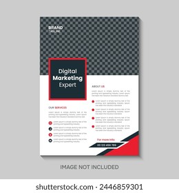 Professional corporate flyer template design