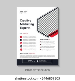 Professional corporate flyer template design