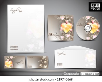 Professional corporate identity kit or business kit for your business includes CD Cover, Business Card, Envelope and Letter Head Designs in EPS 10 format.