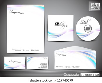 Professional corporate identity kit or business kit for your business includes CD Cover, Business Card, Envelope and Letter Head Designs in EPS 10 format.