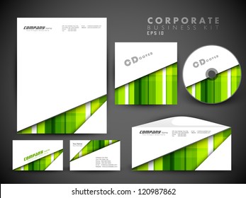 Professional corporate identity kit or business kit for your business includes CD Cover, Business Card, Envelope and Letter Head Designs in EPS 10 format.
