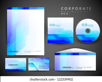 Professional corporate identity kit or business kit for your business includes CD Cover, Business Card, Envelope and Letter Head Designs in EPS 10 format.