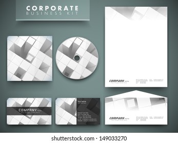 Professional corporate identity kit or business kit for your business includes CD Cover, Business Card, Envelope and Letter Head Designs. 