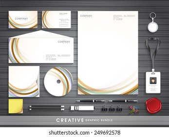 Professional corporate identity set for your business includes CD Cover, Business Card, Envelope, ID Card and Letterhead.