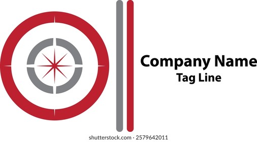 Professional corporate isolated logo design template