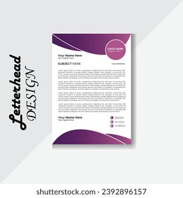Diseño profesional de cabeza de empresa para su empresa, diseño moderno de plantilla de cabecera simple latter