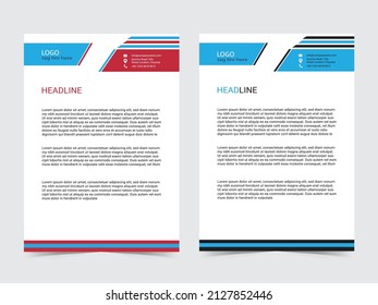Professional Corporate Letterhead Design Template