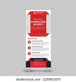 Plantilla de diseño de banners para empresas profesionales de marketing creativo y elegante