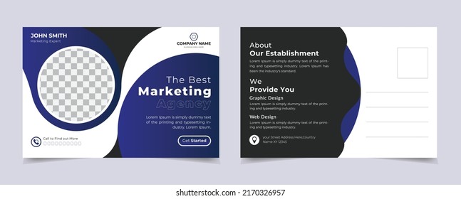 Diseño profesional de postales corporativas para su empresa o agencia e impresión.