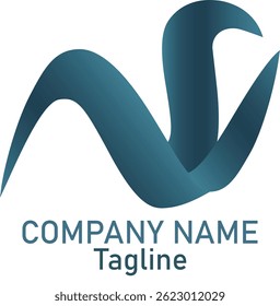Professional corporate simple bird icon logo design