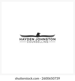 Professional Counselling Logo Design with Elegant Symbol