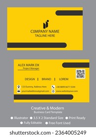 Professional creative business card design