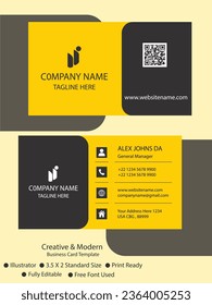 Professional creative business card design