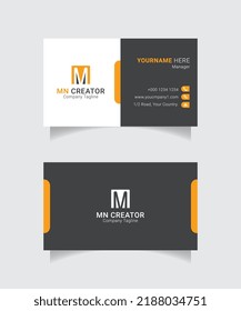 Professional Creative Business Card Template.
