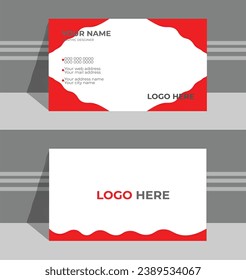Professional and Creative Business Card Template Modern  vector.