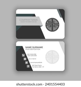 Plantilla de tarjeta profesional y creativa