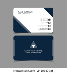 Plantilla de tarjeta profesional y creativa