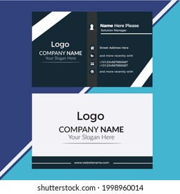 Plantilla de vector de tarjeta profesional creativa
