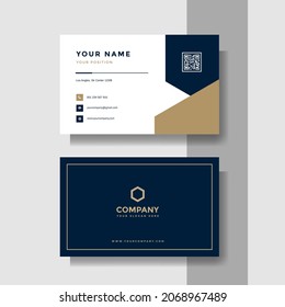 Professional creative business card vector template