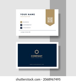 Professional creative business card vector template