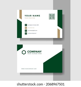 Professional creative business card vector template