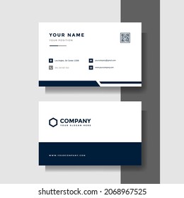 Professional creative business card vector template