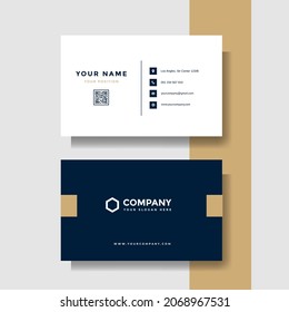 Professional creative business card vector template