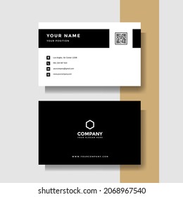 Professional creative business card vector template