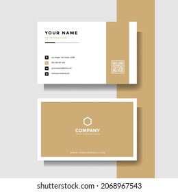 Professional creative business card vector template
